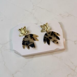 Boucles d'oreilles Alya Léopard